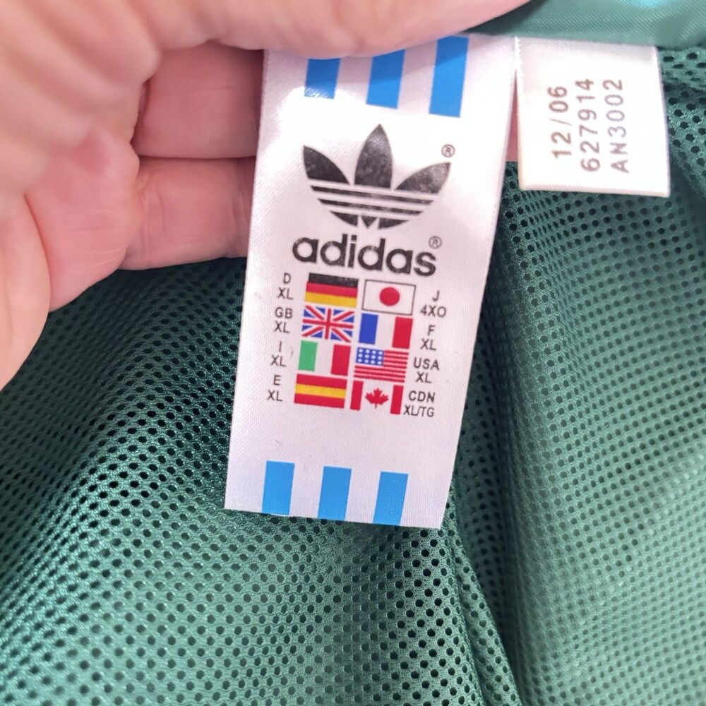 ADIDAS ORIGINALS ADS-200J MENS XL VINTAGE Y2K WINDBREAKER JACKET HOODED - Picture 7 of 13